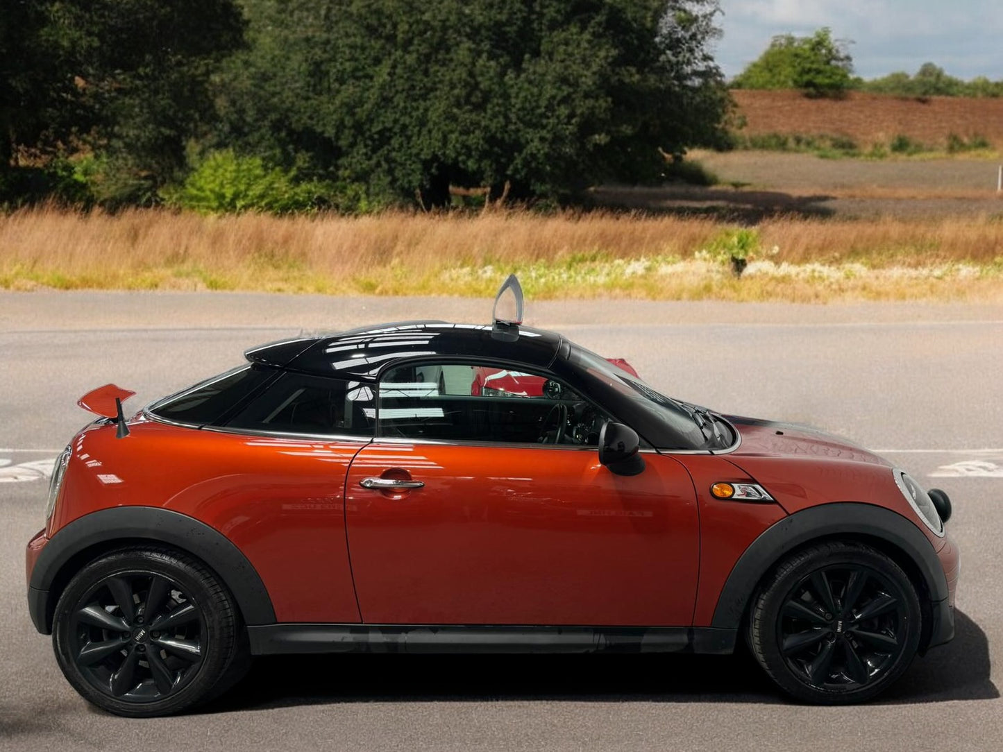 >>--NO VAT ON HAMMER--<< MINI COOPER S COUPE - 2013 - STUNNING ORANGE WITH HEATED SEATS