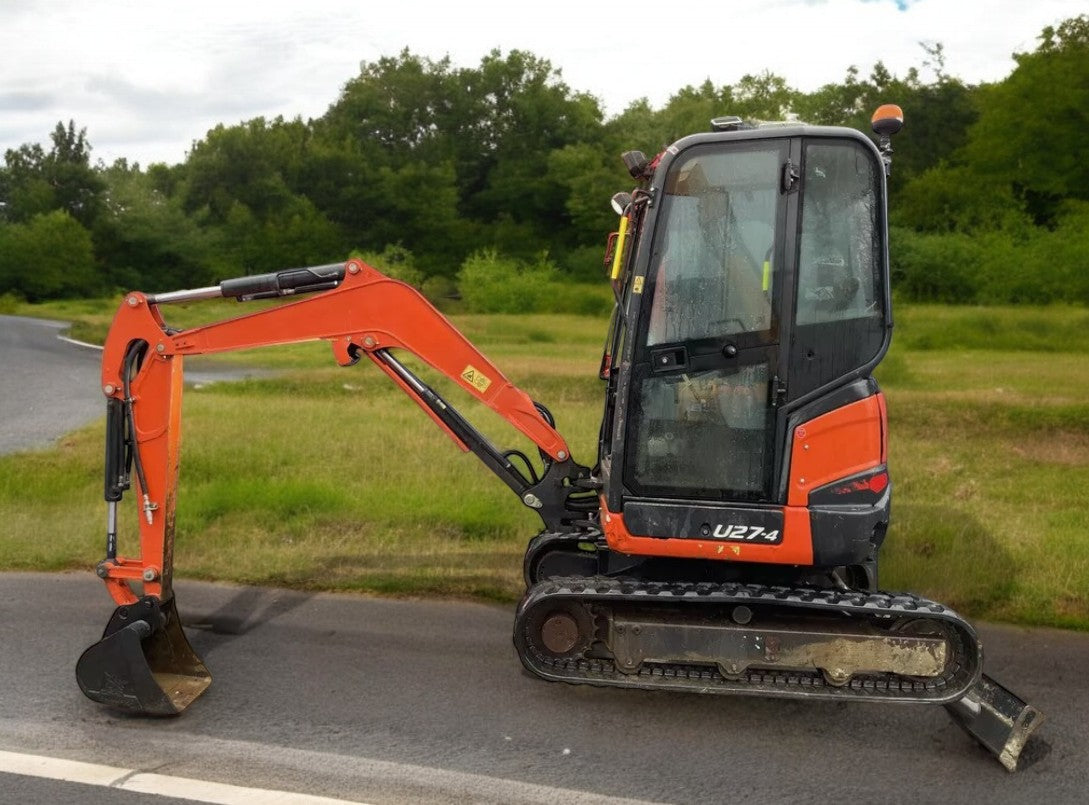 2018 KUBOTA U27-4 2.7 TONNE MINI EXCAVATOR