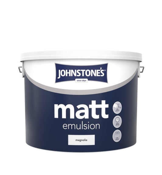 1 PALLET (48 TUBS) JOHNSTONES MATT EMULSION 10L MAGNOLIA