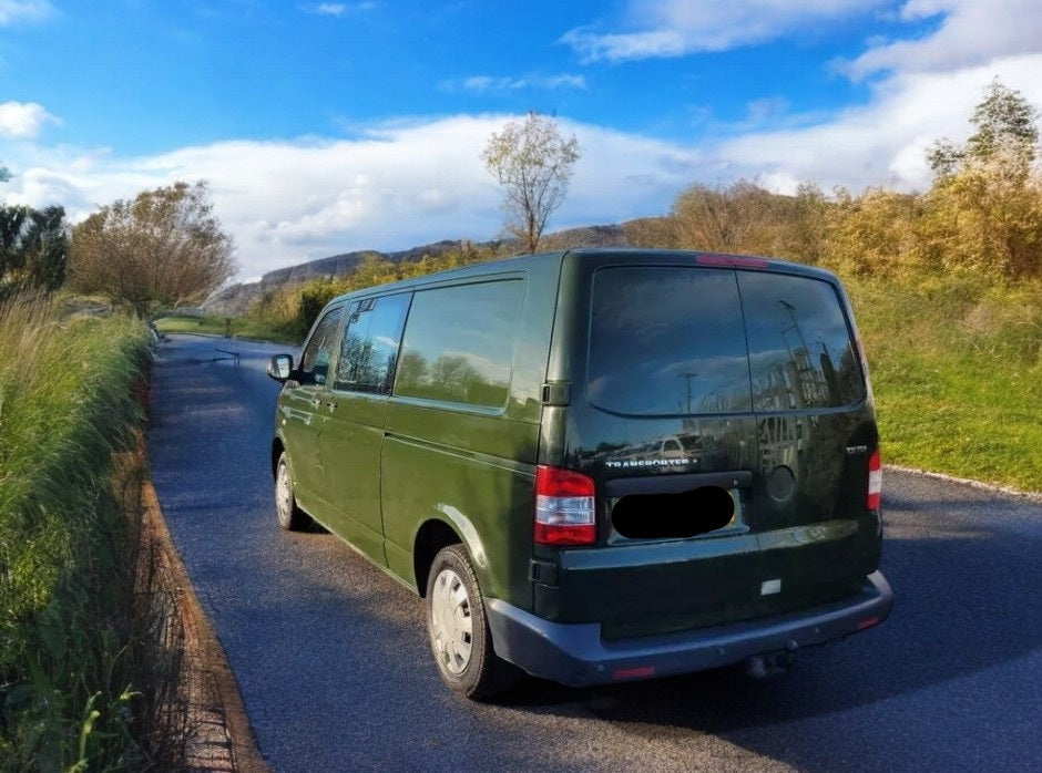 2010 (10) VOLKSWAGEN TRANSPORTER T32 2.0L TDI LWB CREW VAN – 144K MILES >>--NO VAT ON HAMMER--<<