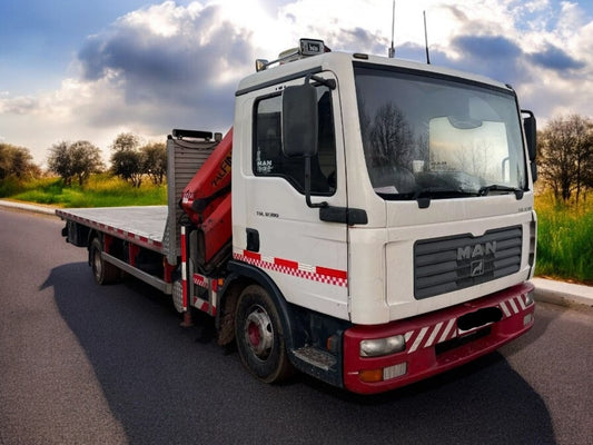 2005 MAN 12.180 HIAB CRANE WAGON WITH PALFINGER PK12001