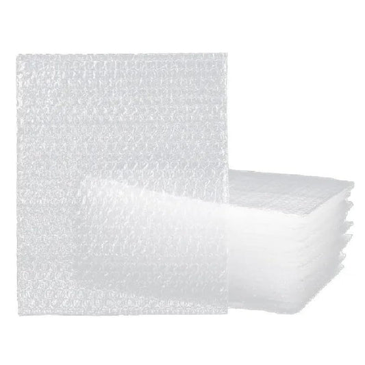 10 BOXES OF 100 PEEL AND SEAL BUBBLE WRAP PREMIUM CLEAR POUCH BAGS, 130X185MM