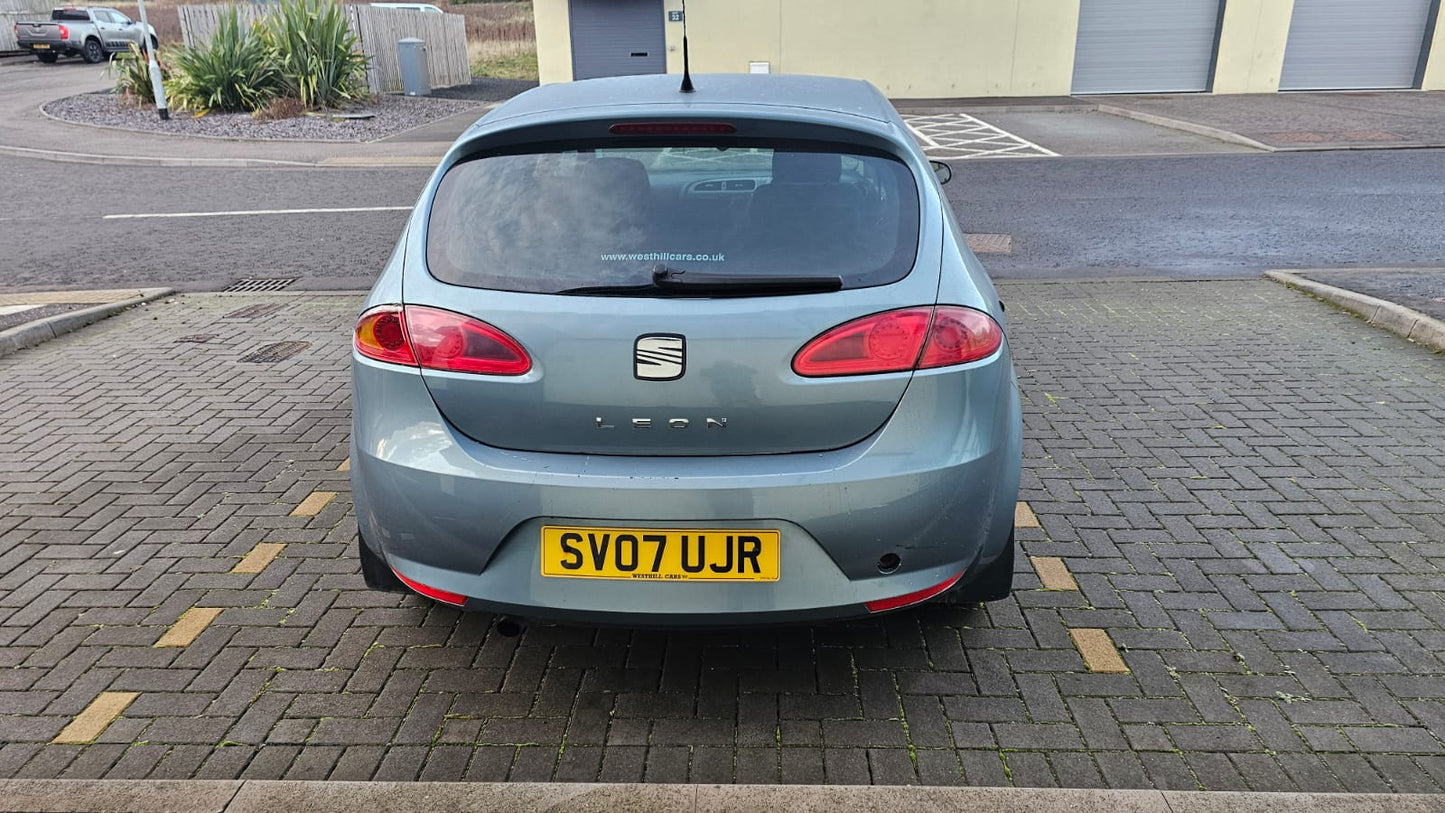 2007 SEAT LEON STYLANCE 1.6L PETROL HATCHBACK >>--NO VAT ON HAMMER--<<