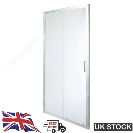 B&Q COOKER & LEWIS ONEGA CLEAR 2 PANEL SLIDING SHOWER DOOR W1000MM SEE DETAILS..