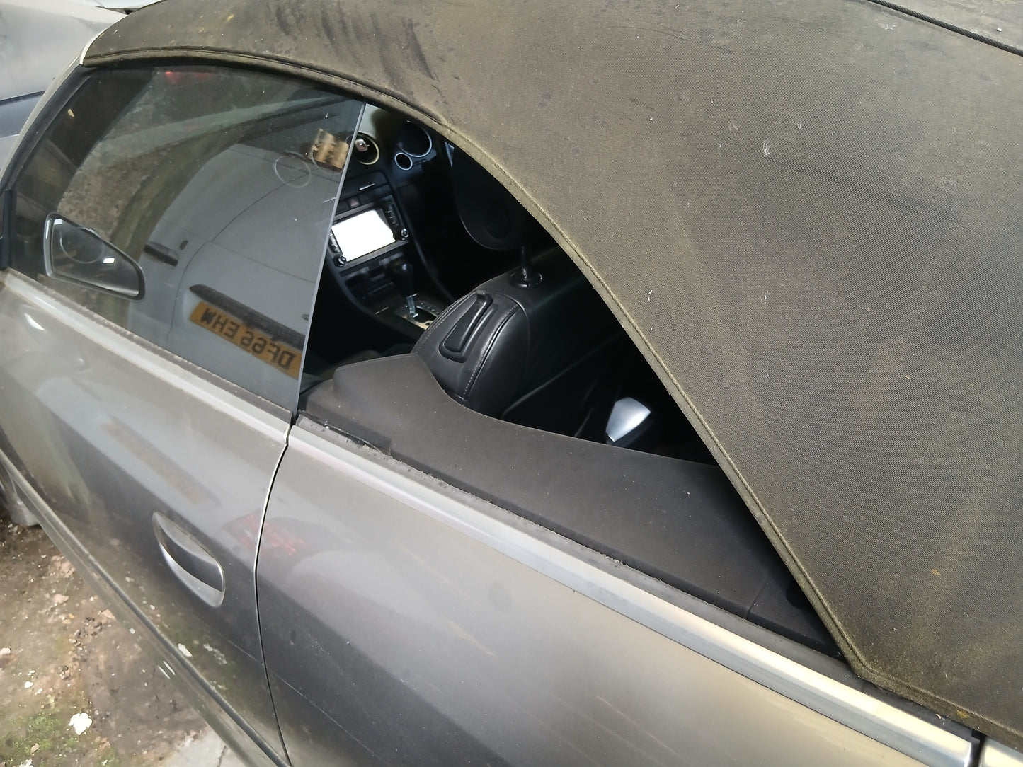 2005 AUDI A4 TDI SPORT CONVERTIBLE – CVT AUTO – DIESEL – GREY >>--NO VAT ON HAMMER--<<