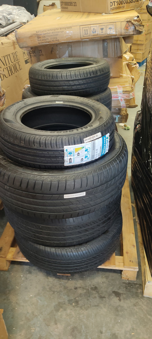 PALLET CAR TYRE OF 9 PCS NEW AND PART WORN RD LEGAL