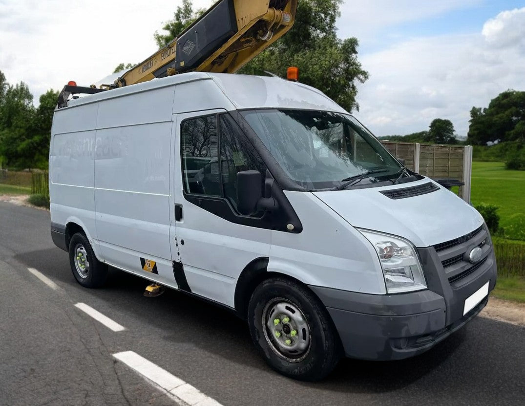 2008 (58 REG) FORD TRANSIT T350 MEDIUM WHEELBASE MEDIUM ROOF CHERRY PICKER