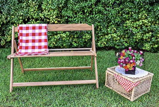 1 X TRAMONTINA FOLDABLE GARDEN BENCH 2-3 SEATER RRP £199.99
