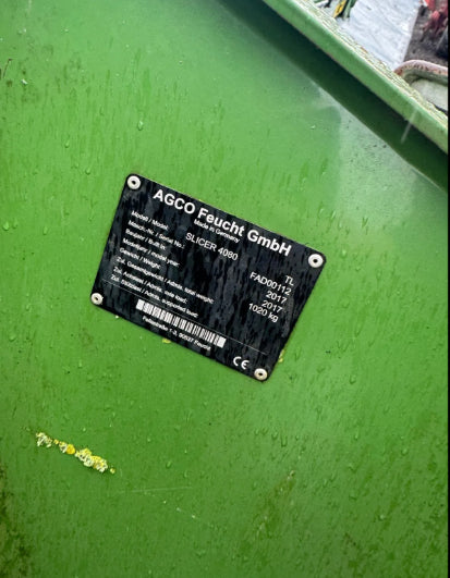 2017 FENDT SLICER 4080TL REAR MOWER