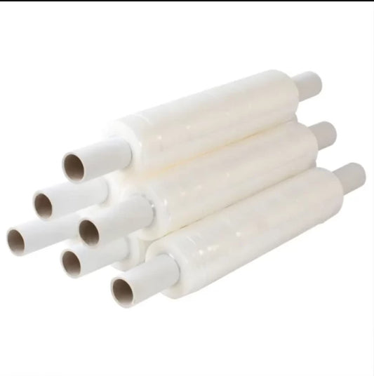 4 PALLETS CONTAINING 1278 COILS STRETCH FILM, CAST, 400MM X 200MTR, 34MU, EXTENDED CORE RRP£7,808.58