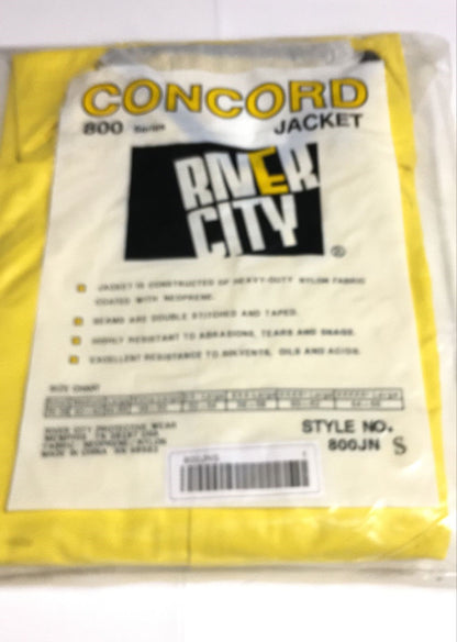 102 X CONCORD 800JN SERIES NEOPRENE - NYLON WORK JACKETS - YELLOW 38"