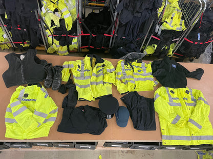 10 X BIN BAGS FULL OF EX POLICE UNIFORM - RRP CIRCA £2750.00 - NO VAT ON HAMMER