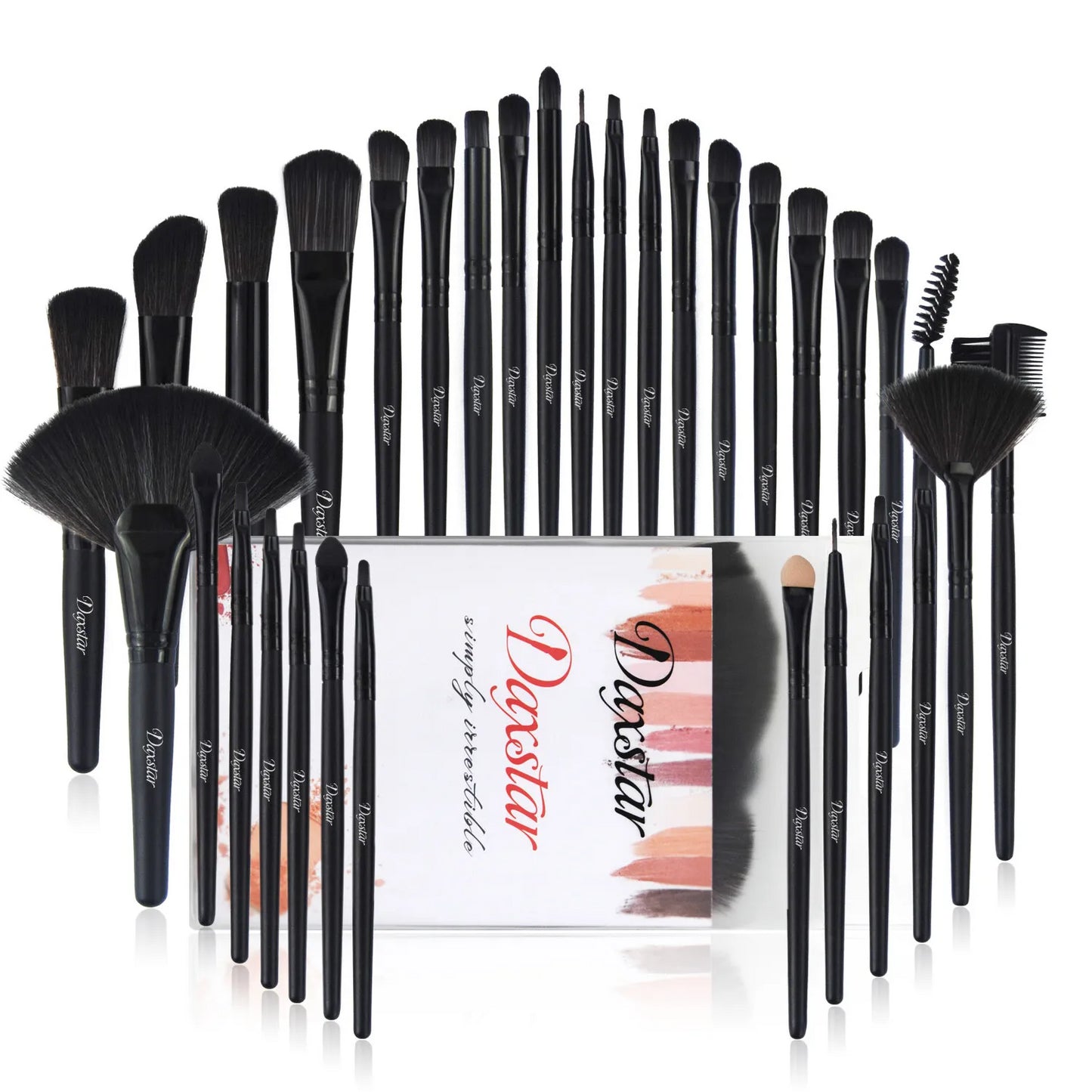 200 X BRAND NEW MAKEUP BRUSH SETS - CHOSEN AT RANDOM - SEE IMAGES - MEGA DEAL!!