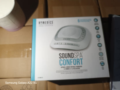 5 X BRAND NEW HOMEDICS SOUND SPA COMFORTS