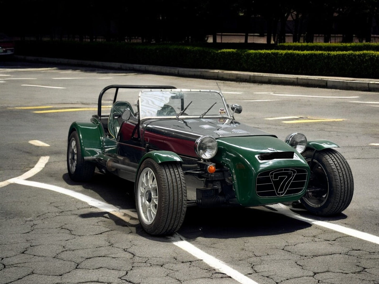 1996 ROBIN HOOD KIT CAR – SILVER AND GREEN – PETROL >>--NO VAT ON HAMMER--<<