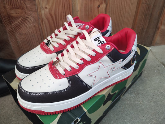 *A BATHING APE - MENS TRAINERS BAPE - BROWN/ GREY - 1H80191013 - UK 9 - NEW BOXED WITH BAG