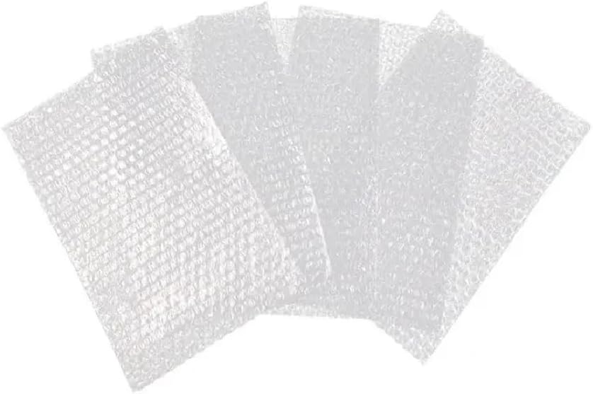 10 BOXES OF 100 PEEL AND SEAL BUBBLE WRAP PREMIUM CLEAR POUCH BAGS, 100X135MM