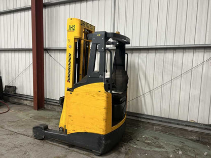 **(INCLUDES CHARGER)** 2011 JUNGHEINRICH ETV214 REACH TRUCK