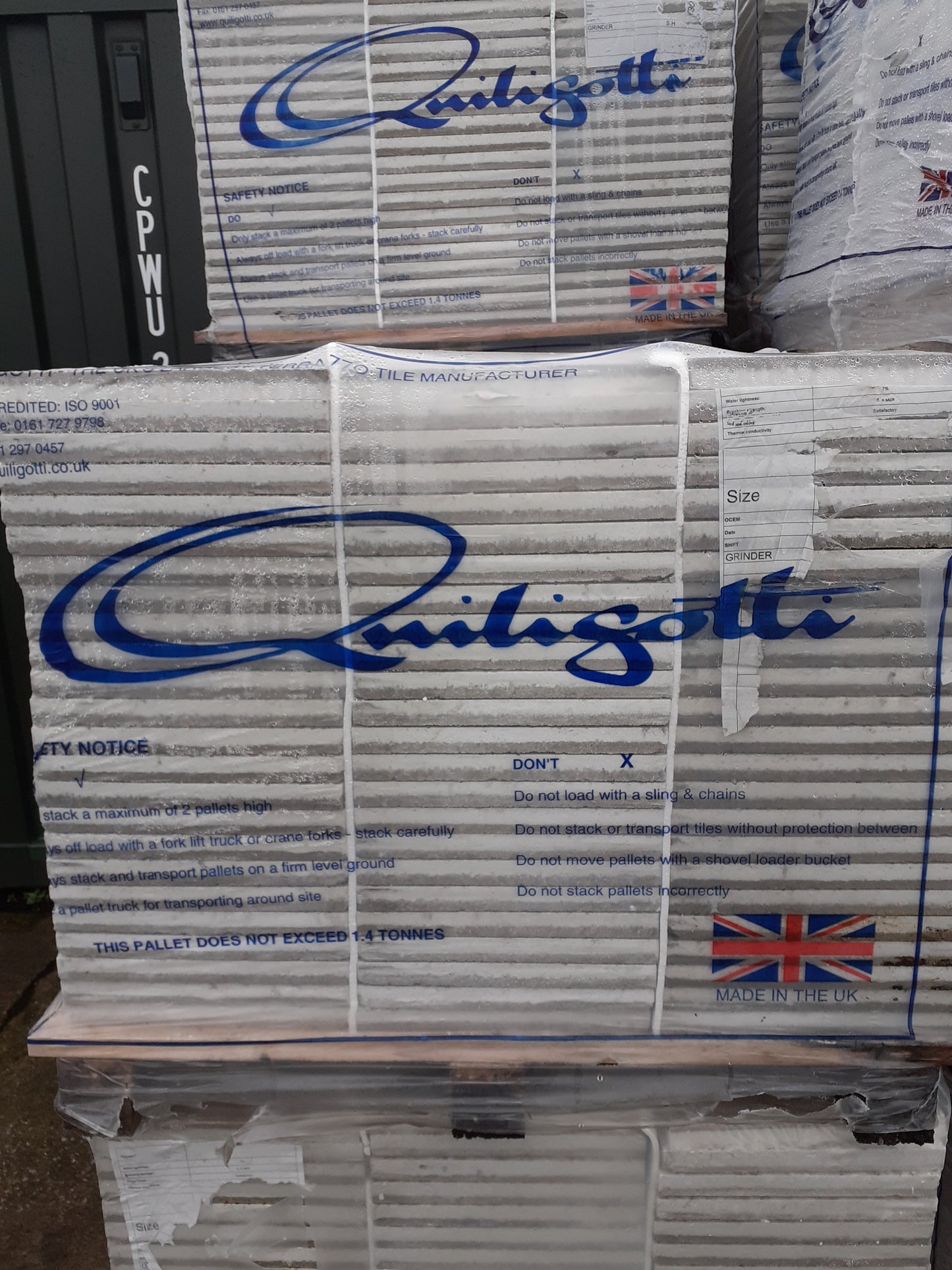 1 PALLET OF TDE9 TERRAZZO FLOOR TILES - 24 SQ YRDS PER PALLET - RRP £1000 PER PALLET