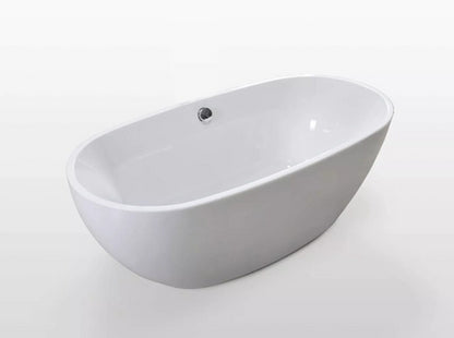 APRIL DOUBLE END FREESTANDING BATH TUB WHITE L 1800XD840X540MM NEW IN SEAL BOX