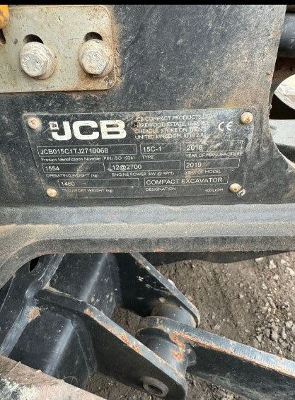 JCB 15C-1 MINI DIGGER