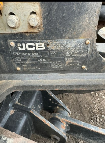 JCB 15C-1 MINI DIGGER