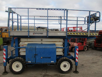 2007 UPRIGHT X33RT SCISSOR LIFT ACCESS PLATFORM