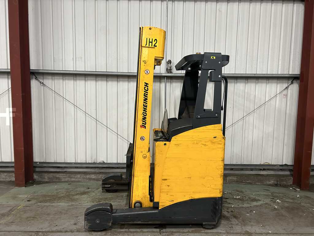 **(INCLUDES CHARGER)** 2011 JUNGHEINRICH ETV214 REACH TRUCK