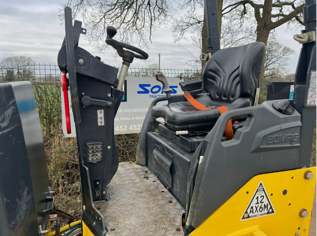 2019 BOMAG BW120 AD-5 TWIN DRUM ROLLER