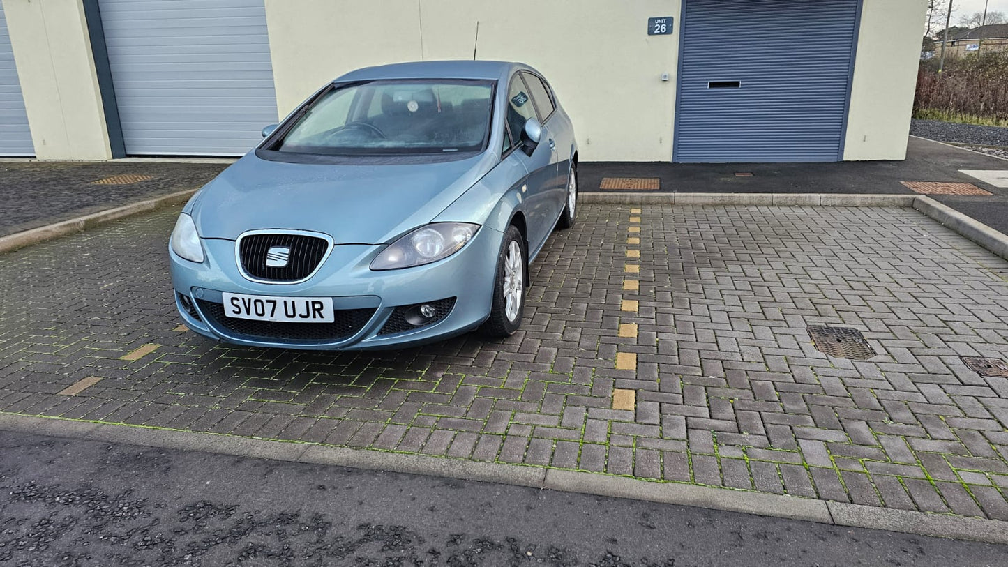 2007 SEAT LEON STYLANCE 1.6L PETROL HATCHBACK >>--NO VAT ON HAMMER--<<