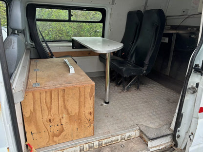 2008 FORD TRANSIT WELFARE VAN - 5 SEATS WITH CAMPER CONVERSION AND TOILET