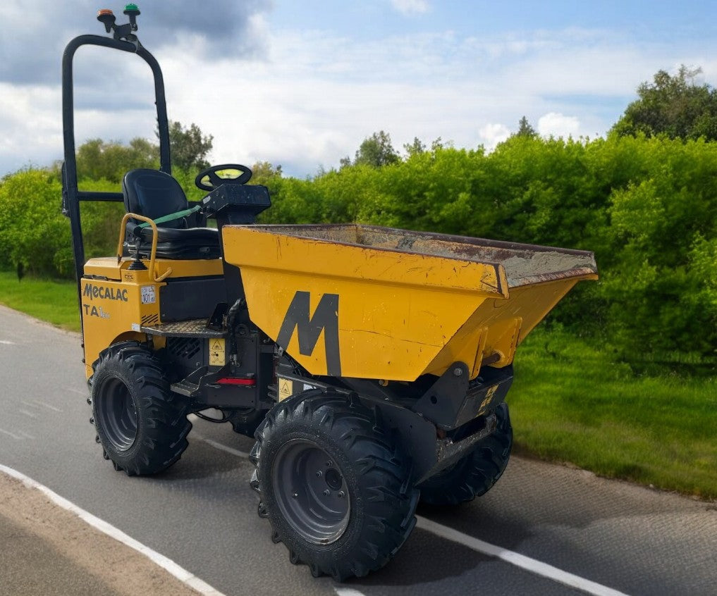 2018 MECALAC TA1EH 1 TONNE HI-TIP DUMPER HOURS: 767