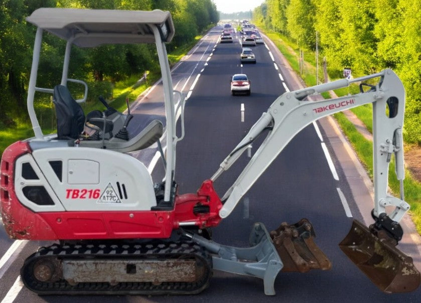 2018 TAKEUCHI TB216 1.6 TONNE EXCAVATOR