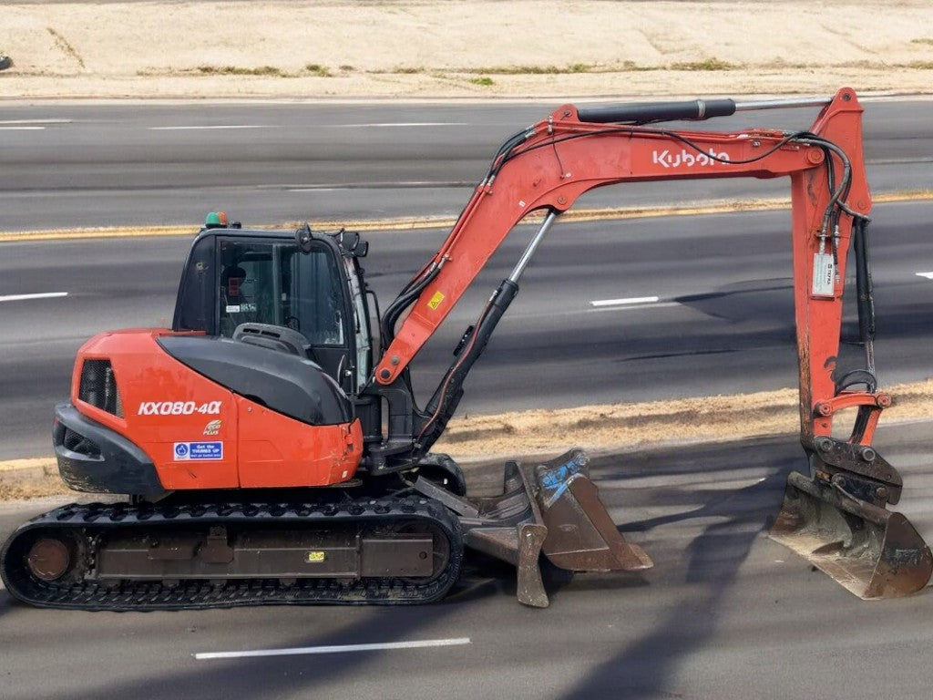 KUBOTA KX080-4 MIDI EXCAVATOR - 2018 - 8.3T