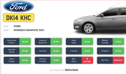 2014 FORD MONDEO GRAPHITE TDCI – 1.6 DIESEL MANUAL – SILVER HATCHBACK >>--NO VAT ON HAMMER--<<
