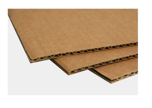 2 PALLETS CONTAINING 660 UNITS OF CORRUGATED WRAP, SINGLE WALL, 605 X 400 X 50MM, GLUED RRP £541.20