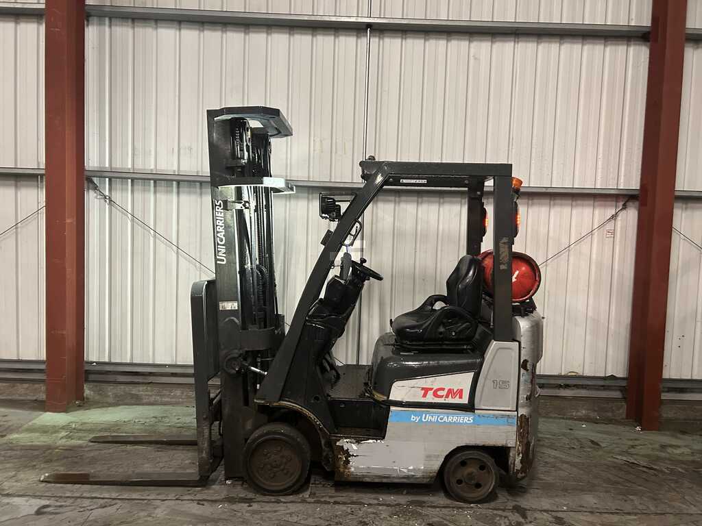 2015 TCM MCP1F1A15LU LPG FORKLIFT - 1,500KG CAPACITY