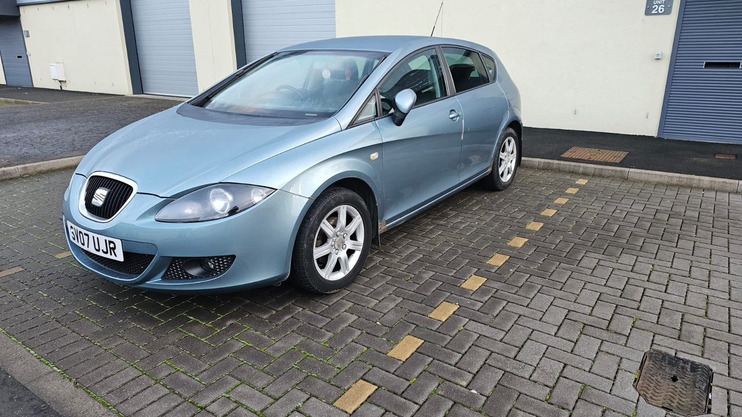 2007 SEAT LEON STYLANCE 1.6L PETROL HATCHBACK >>--NO VAT ON HAMMER--<<