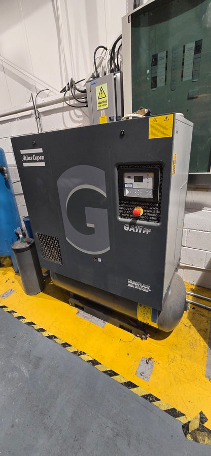 ATLAS COPCO COMPRESSOR SYSTEM - SEE DESCRIPTION - FROM A WORKING ENVIRONMENT. COST £15,000