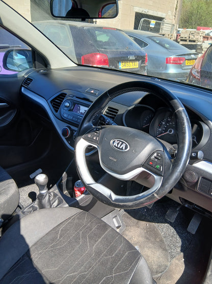 **(ONLY 82K MILEAGE)** 2014 KIA PICANTO 2 – 1.0 PETROL HATCHBACK >>--NO VAT ON HAMMER--<<