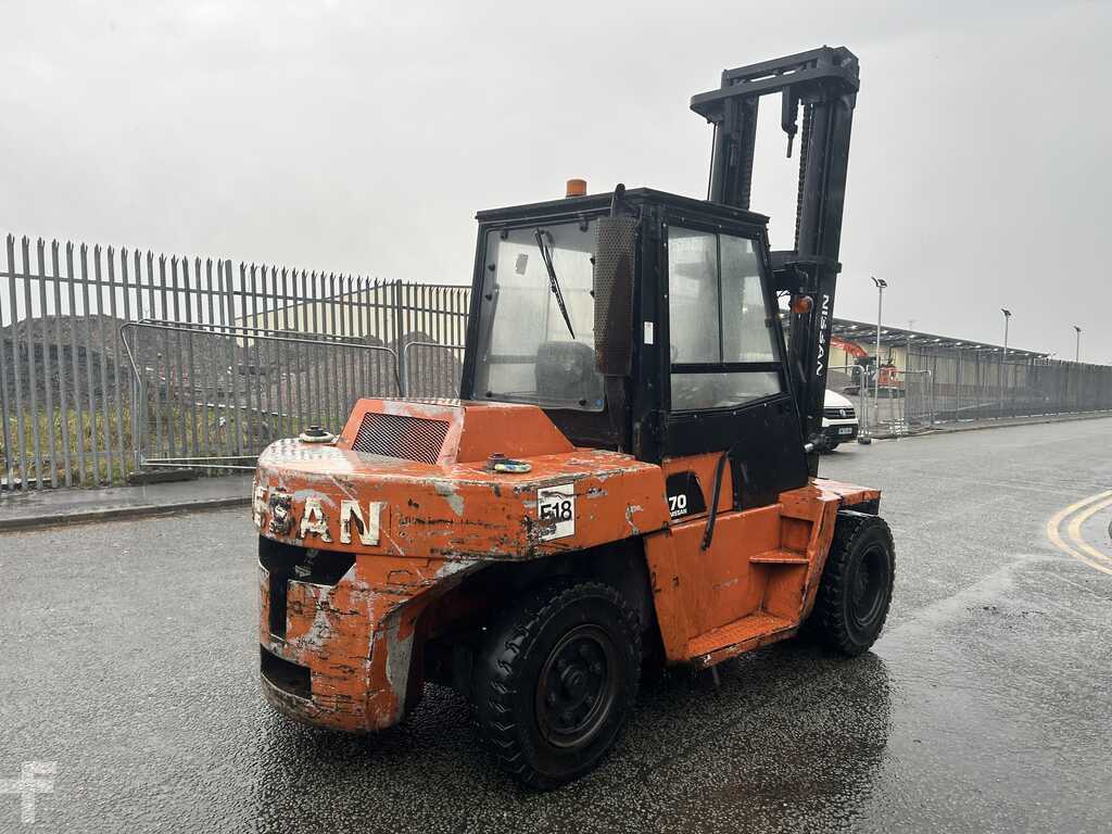 1999 NISSAN 43ZVF05H70U DIESEL FORKLIFT