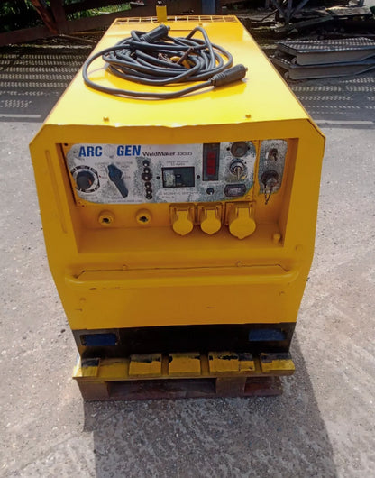 ARCGEN WELDMAKER 330 SD GENERATOR WELDER - KUBOTA DIESEL ENGINE