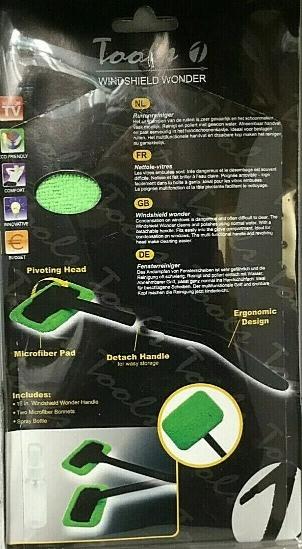 X40 PACK OF WINDSCREEN WONDER CLEAN & SHINE 16" REMOVABLE HANDLE SWIVEL HEAD