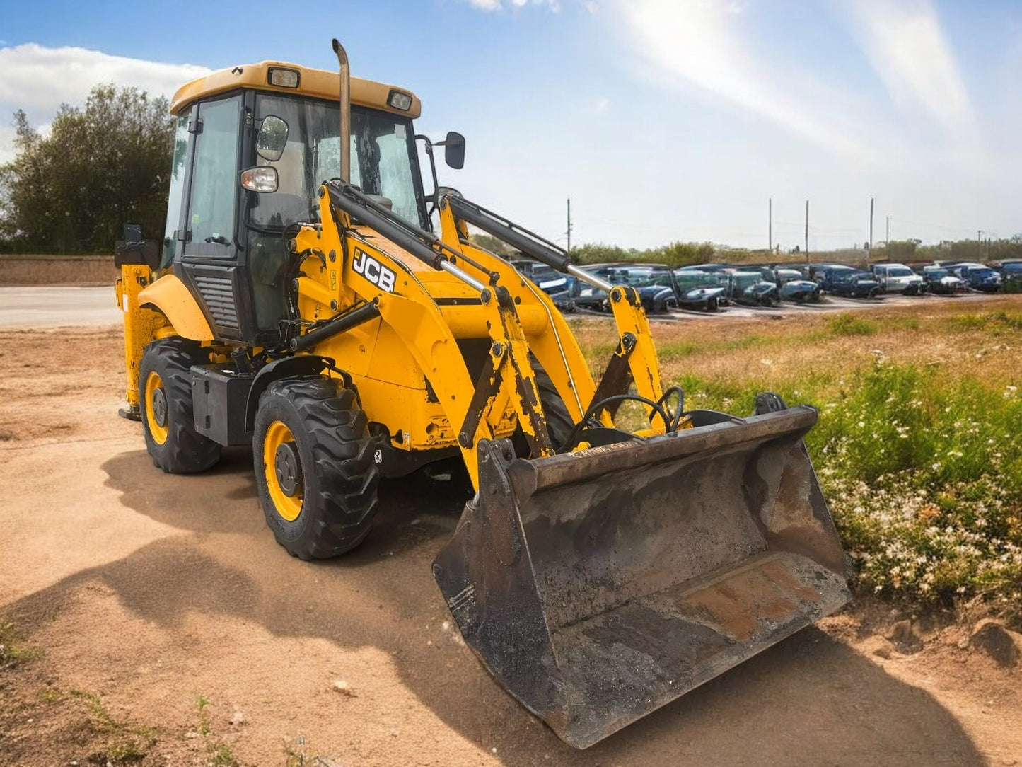 2013 JCB 2CX STREETMASTER FRONT LOADER HOURS: 4,140