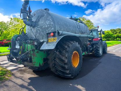 2001 JOSKIN COBRA 11500 LITRE VACUUM TANKER – REAR LINKAGE SLURRY SPREADER