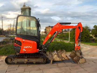 2018 KUBOTA U27-4 2.7 TONNE EXCAVATOR