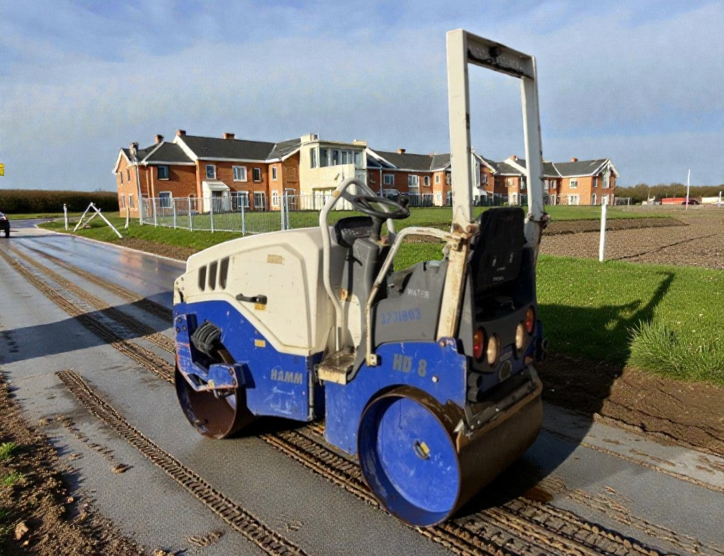 2015 HAMM HD 8 VV – 1.6T DOUBLE DRUM VIBRATING ROLLER
