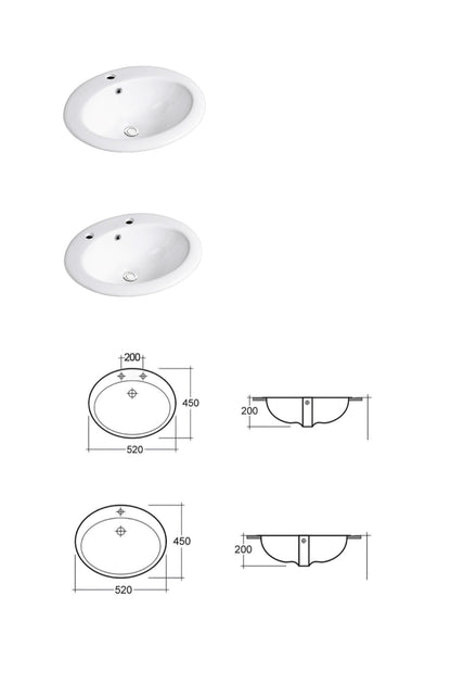 31 PALLETS OF CERAMIC VANITY BASINS