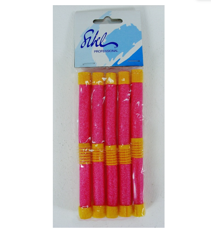 200 X RED HAIR CURLERS'-MEDIUM