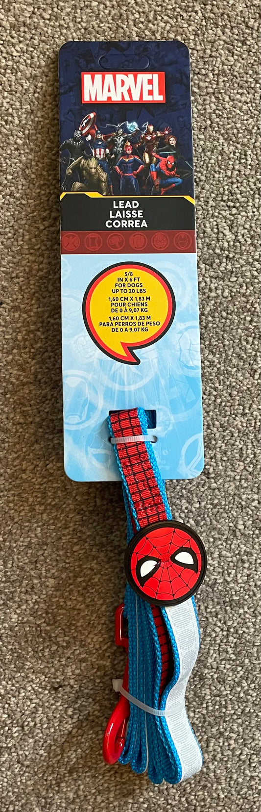 10 X BRAND NEW DISNEY MARVEL SPIDERMAN DOG LEADS